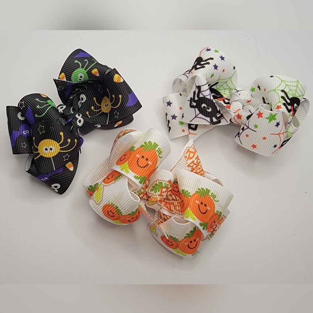 Halloween Hair Bows